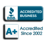 Better Business Bureau Accredited Since 2002